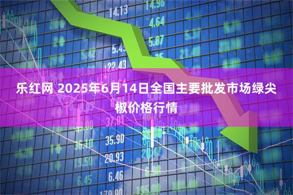 乐红网 2025年6月14日全国主要批发市场绿尖椒价格行情