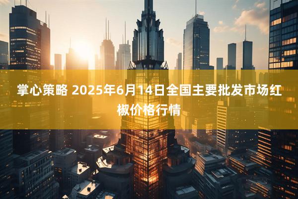 掌心策略 2025年6月14日全国主要批发市场红椒价格行情