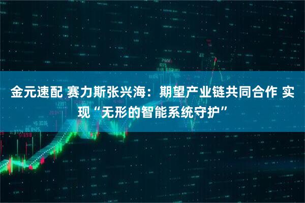 金元速配 赛力斯张兴海:期望产业链共同合作 实现“无形的智能系统守护”